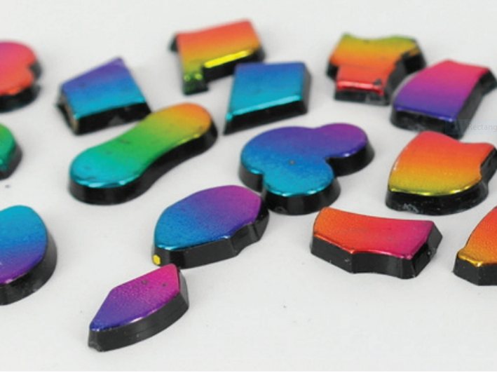 Metallic Mosaic Shaped Tiles 200/pk (Discontinued)