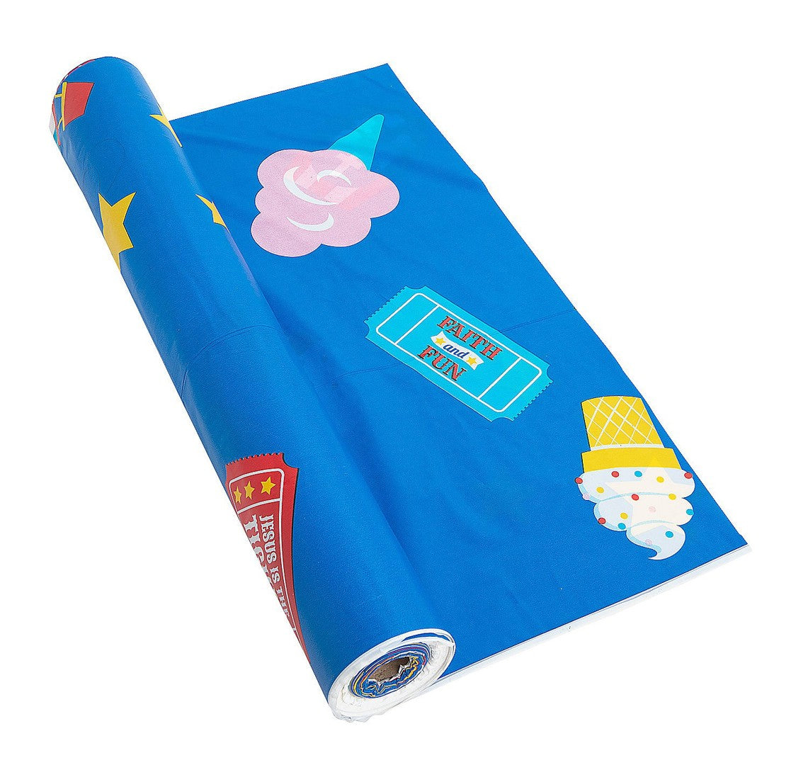 Church Carnival Table Roll 40" x 100 ft. - 1 Roll
