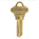 Blank Gold Schlage Key 1/pc