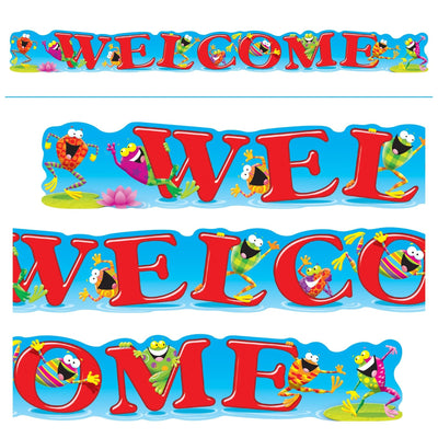 Welcome Frog-tastic! Banner 10 Ft (Discontinued)