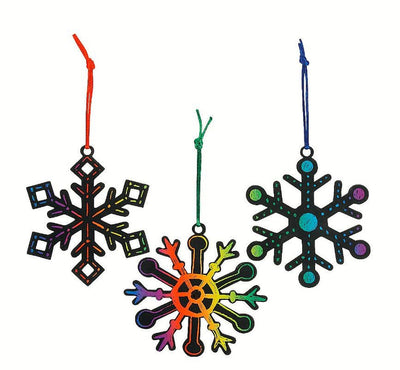 Snowflake Scratch Offs 24/pk