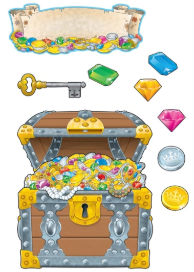 Big Treasure Chest Bulletin Board Set