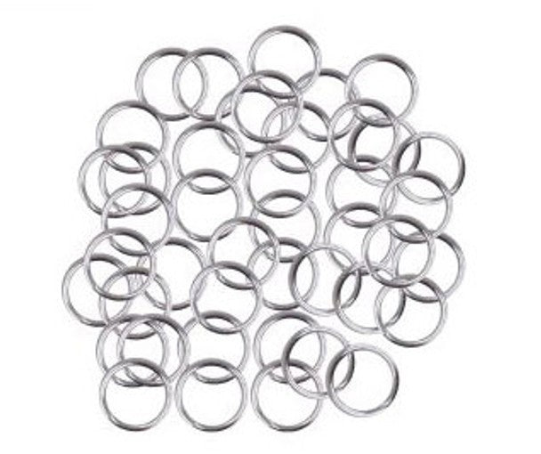 Open Jump Rings 6mm 100/pk