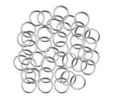 Open Jump Rings 6mm 100/pk