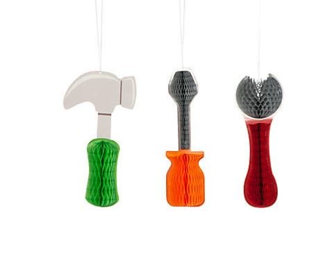 Handyman Hanging Decorations 8" x 14" 3/pk