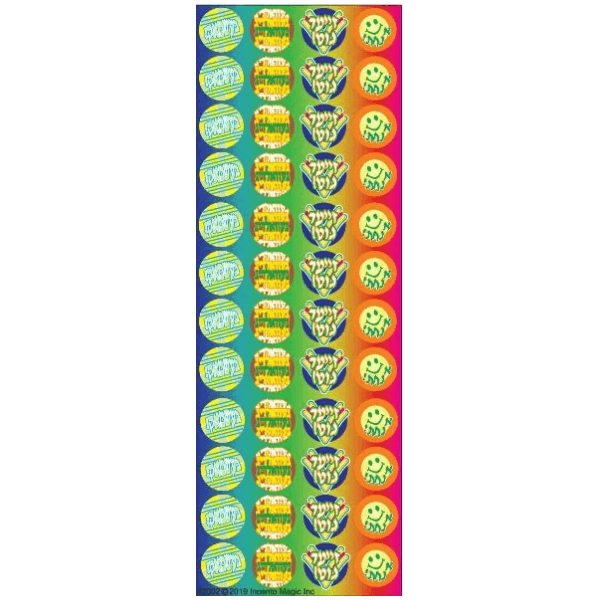 Yiddish Jumbo Dot Stickers (6 Sheets)