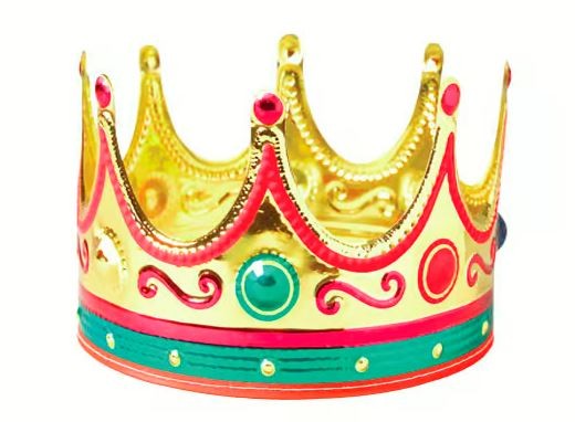 Adult Foil Crowns 1/pc 8"