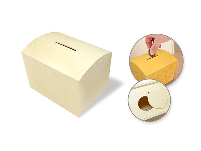 DIY Coin Pishka W/Bottom Slide Latch 3.9" x 3" x 3"