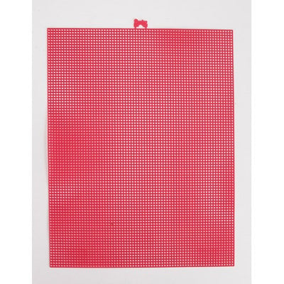 #7 Mesh Pl. Canvas  Raspberry 10.5 x 13.5"