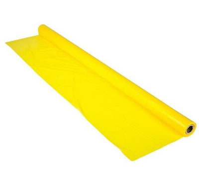 Plastic Yellow Tablecloth Roll 40" x 100ft