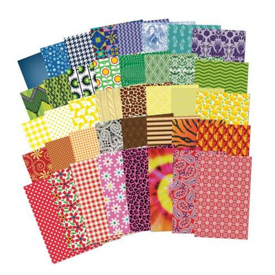 All Kinds of Fabric Paper, 200 sheets 8.5" x 5.5"