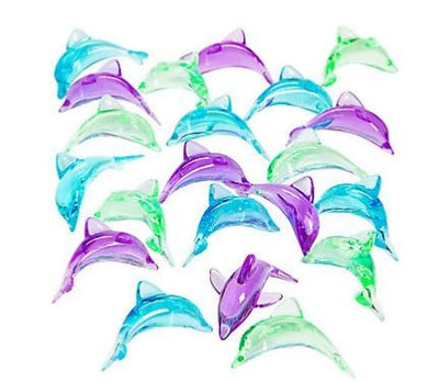 Dolphin Table Tossers  1 3/4" x 1" 48/pk