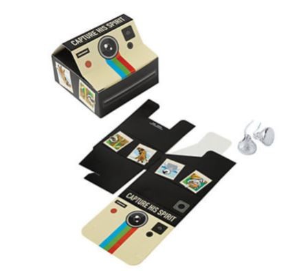 Camera Treat Boxes 3" x 3" x 2 1/2" 12/pk