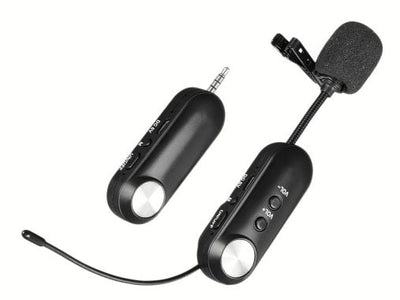 Rechargeable Battery Powered Wireless Mircrophone And Receiver