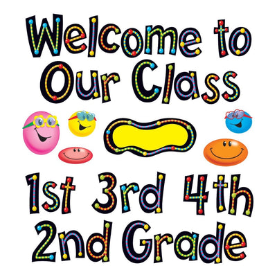 Welcome Phrases Mini Bulletin Board Set  (discontinued)
