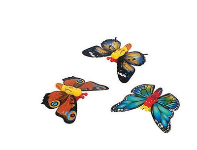 Wind-Up Butterfly Toys 12/pk 5" x 4.5"