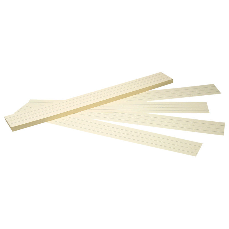 Sentence Strips, Manila,  3" x 24", 100 Strips