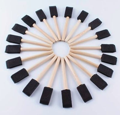 Foam Brushes 1" 20/pk