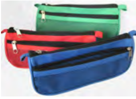 Triangle Mesh Pencil Pouch Assorted Colors