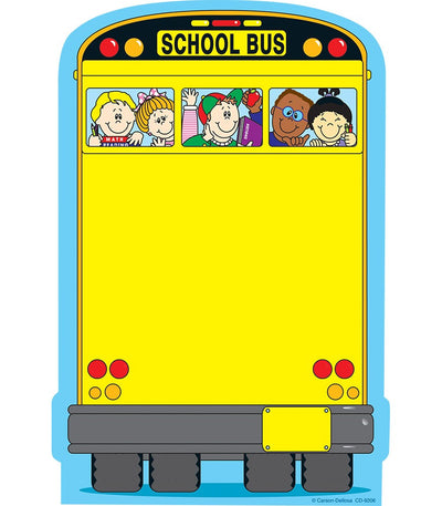 School Bus Notepad 5.25” x 8” 50 Sheets (discontinued)