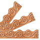 Copper Scrolls Trimmers 2 1/4in x 39ft 12/pk (Discontinued)