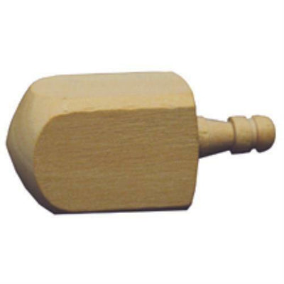 natural Wood Dreidel 1"x2-1/2"  1pc