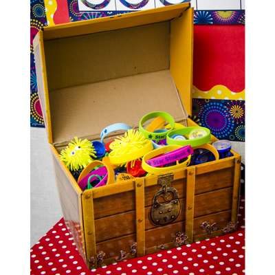 Treasure chest 9 1/2" x 8" x 8 1/2" 1pk