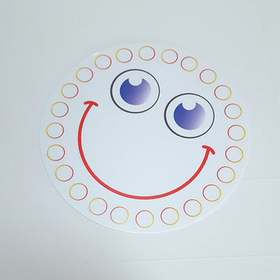 Smiley Coloring Craft 5" 20/pcs. (Discontinued)