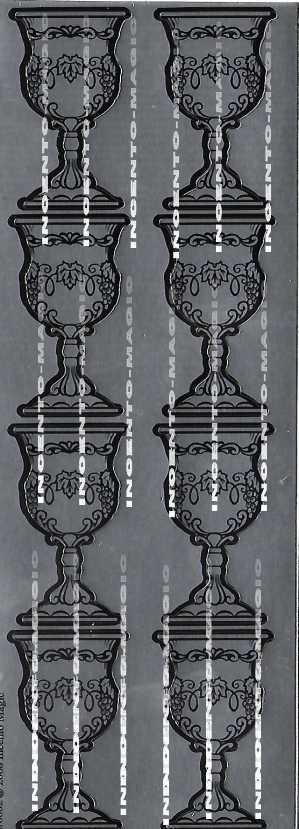Silver Bechers Stickers 8 On A Sheet 2" (25 Sheets)