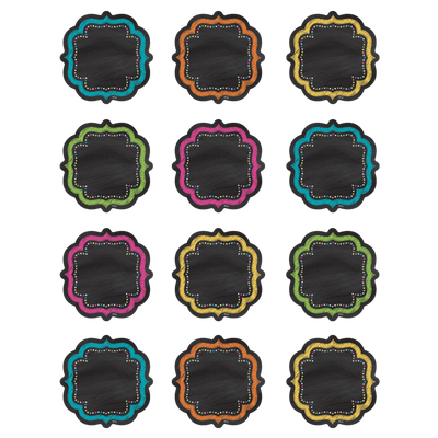 Chalkboard Brights Mini Accents 2-5/8” x 2-5/8” 36/pk