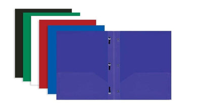 Poly Prong Folder Two Pockets