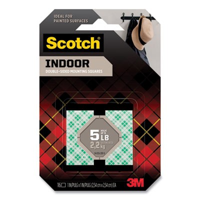 Mounting Squares 1" 16/pk