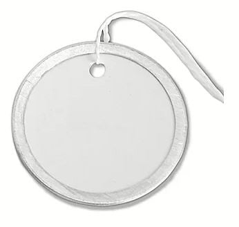 Metal Rim tags 2" circle 100/pk