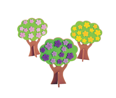 3D Spring Tree Craft Kit 8" 12/pk
