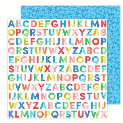 Scrapbook Design Paper ABC...12"x12"