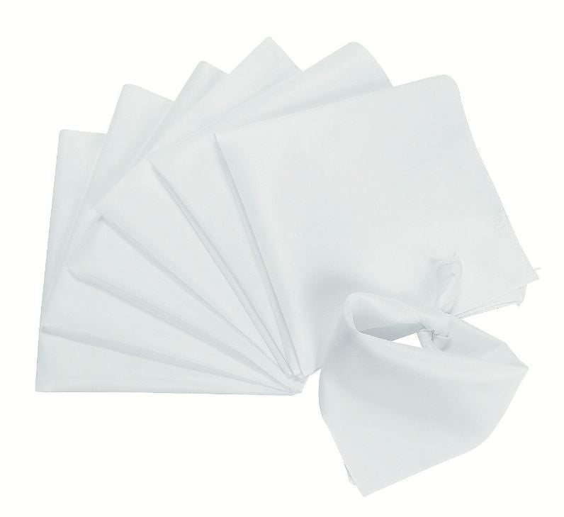 DIY White Bandanas 12/pk