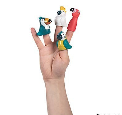 Bird Finger Puppets 12pk