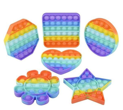 Rainbow Bubble Poppers 5" 1/pc (discontinued)