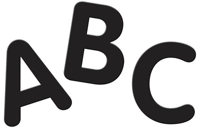 Self-Adhesive Letters, 4", 78 Characters Puffy Font