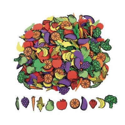 Self-Adhesive Fruit & Veggie Foam 500 pieces
