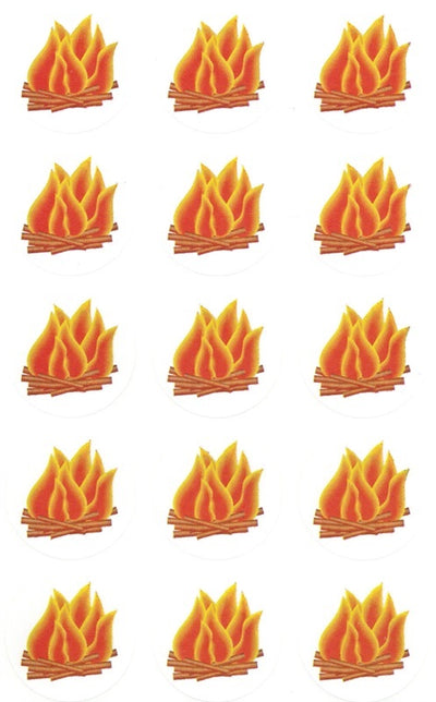 Bonfire Stickers 1.25" 10/sheets (closeout)