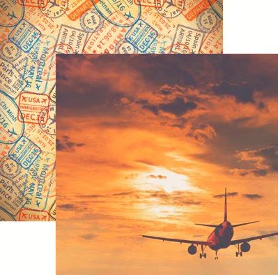 The Wanderlust Stationary Paper (Plane)