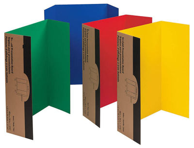 Presentation Board 48" x 36" 4/pk Assorted
