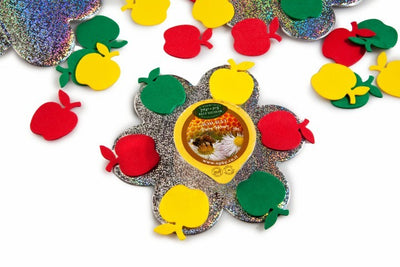 Flower Cardstock With Yellow Foam Apples 5" x 5" 20 sets (discontinued)
