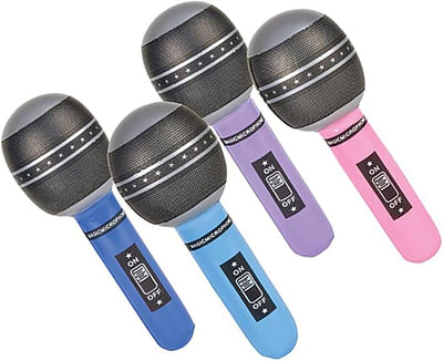 Inflatable Microphone 10.5" 12/pk