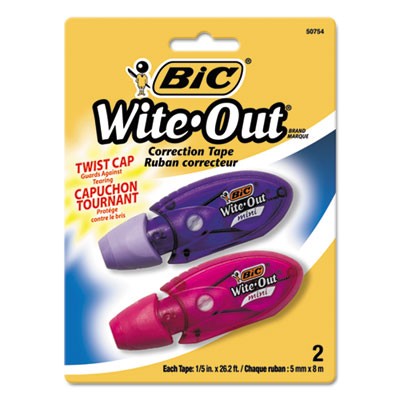 Wite-Out Mini Twist Correction Tape 2/Pack