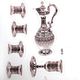 Becher Wine Bottle Cutout Set w/glitter  20/pcs. (Discontinued)