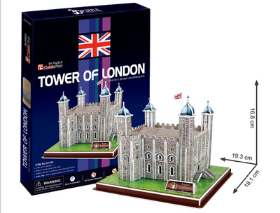 Tower Of London  3D Puzzle 40/pcs (Discontinued)