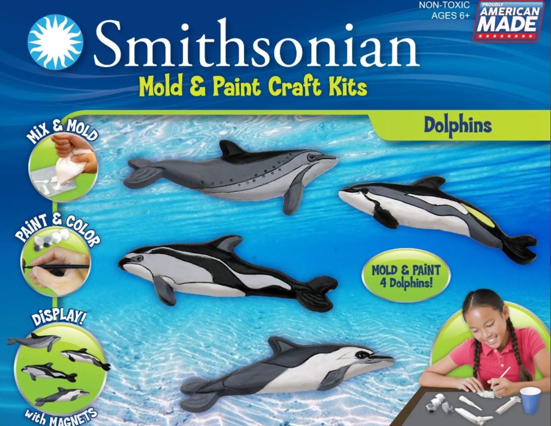 Mold and Paint Kit Dolphins