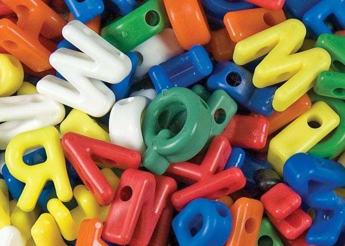 Uppercase Letter Beads (7/8") 288/pkg